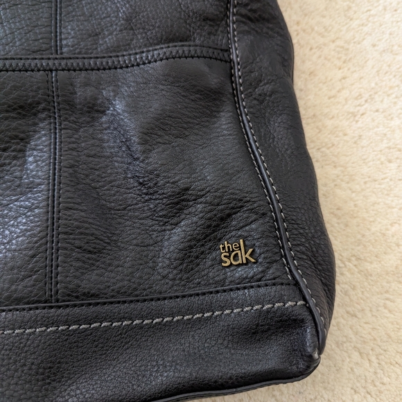 The Sak Lucia Black Leather Crossbody Bag - Picture 3 of 6
